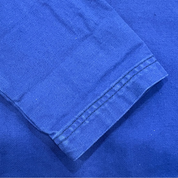 🌟AMERICAN VINTAGE🌟 WOMENS COTTON CHORE WORK JACKET BLUE XS - Picture 8 of 8